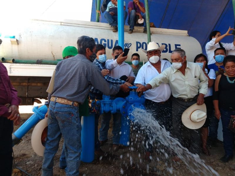 Inauguración de pozo "Tlaltepec" del Municipio de Tlalnepantla Morelos.